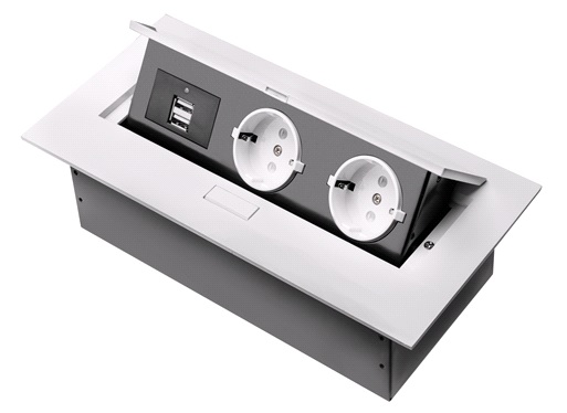    - 2x     Schucko,2xUSB (AE-PBU02GS-10)