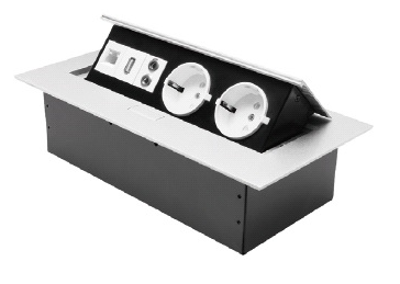 "GTV": 2230V AC  (Schucko),USB,audio in/out,Enternet8(AE-PB02GS-53)